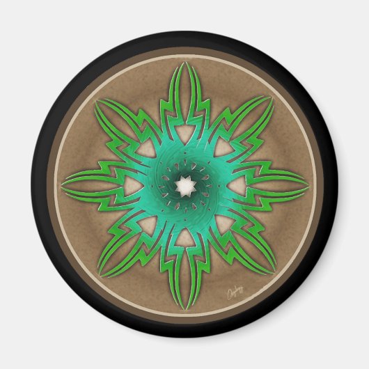 Green Sun Magneet (Voorkant)
