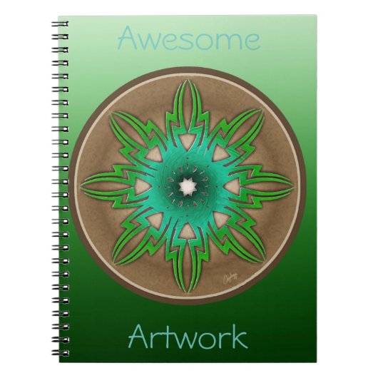 Green Sun Notitieboek (Voorkant)