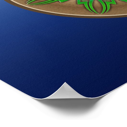 Green Sun Poster (Hoek)