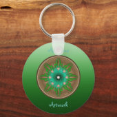 Green Sun Sleutelhanger (Voorkant)