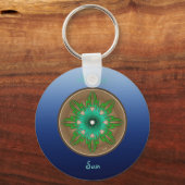 Green Sun Sleutelhanger (Voorkant)