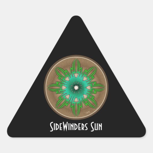 Green Sun Sticker (Voorkant)