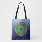 Green Sun Tote Bag (Voorkant)