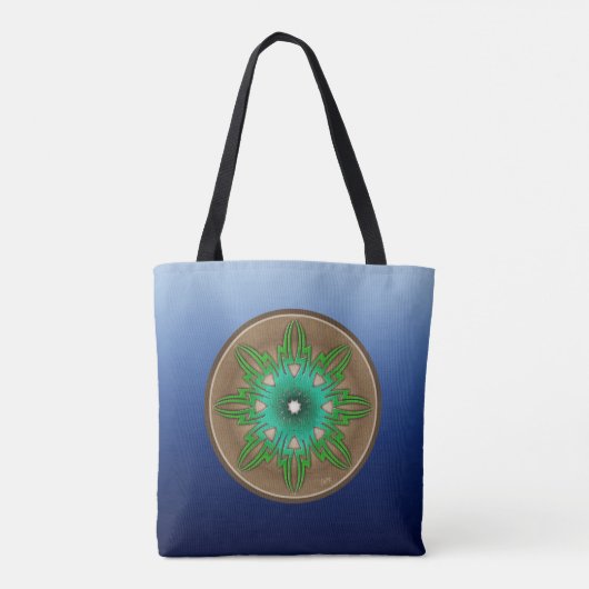 Green Sun Tote Bag (Achterkant)