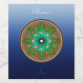 Green Sun Wijn Etiket (Enkel label)