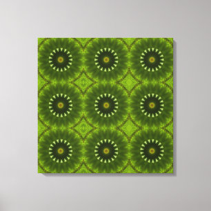 Green Suns Canvas Afdruk