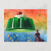 Green Surreal Sweet Treat Briefkaart (Voorkant)