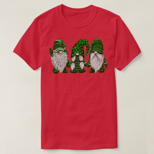 Green Sweater Gnome St T-shirt (Design voorkant)
