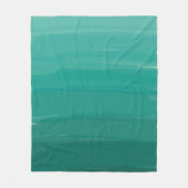 Green Sweep Ombre Fleece Deken (Voorkant)