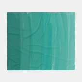 Green Sweep Ombre Fleece Deken (Voorkant (Horizontaal))