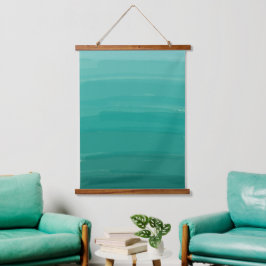 Green Sweep Ombre Hangend Wandkleed