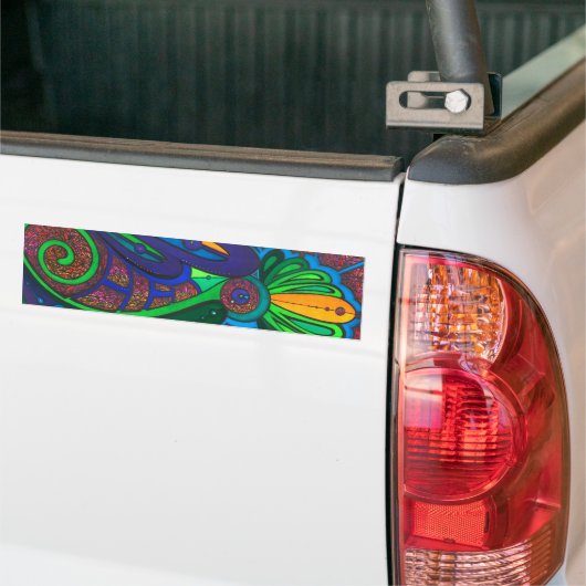 Green Swirl Bumpersticker (Op Truck)