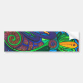 Green Swirl Bumpersticker (Voorkant)