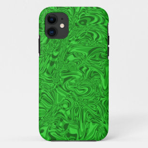 Green Swirl iPhone 11 Hoesje