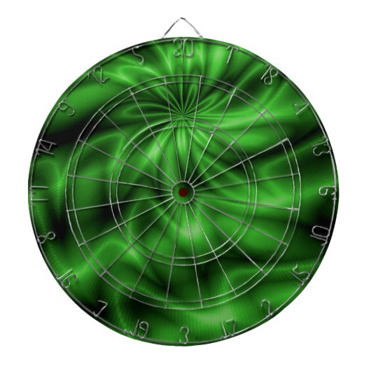 Green Swirl Dartbord (Voorkant)