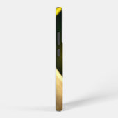 Green Swirl Floral Modern Abstract Art Pattern #23 Samsung Galaxy Hoesje (Rechterkant)