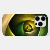 Green Swirl Floral Modern Abstract Kunstpatroon #2 Case-Mate iPhone Case (Achterkant (horizontaal))