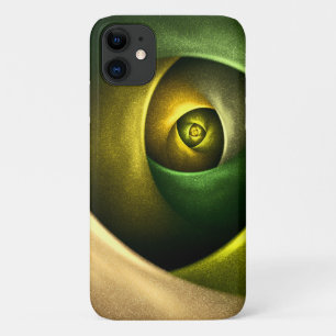 Green Swirl Floral Modern Abstract Kunstpatroon #2 Case-Mate iPhone Case