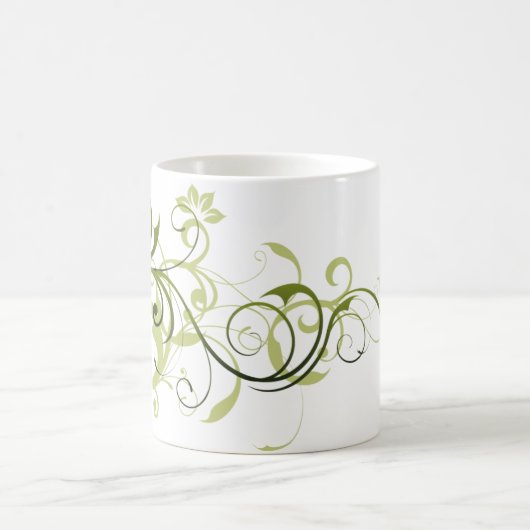 Green Swirl Koffiemok (Center)