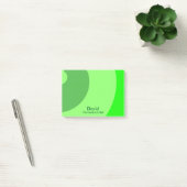 Green Swirls for Homeschool Dad Post-it® Notes (Kantoor)