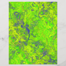 Green Swirly Marble Bulk Scrapbook Paper Pages Flyer