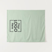 Green Table Runner Banner Business Logo Events Wandkleed (Voorkant (horizontaal))