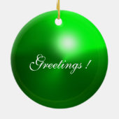 GREEN TALISMAN EMERALD KERAMISCH ORNAMENT (Achterkant)