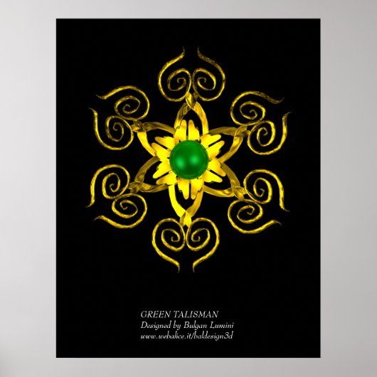 GREEN TALISMAN POSTER (Voorkant)