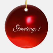 GREEN TALISMAN, RED RUBY KERAMISCH ORNAMENT (Achterkant)