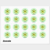 GREEN TALISMAN RONDE STICKER (Vel)