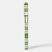 Green Tan Tartan Plaid Custom iPhone Hoesje (Achterkant / Links)