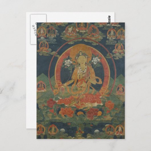 Green Tara Briefkaart (Voorkant / Achterkant)