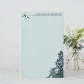 Green Tara Briefpapier (Staand voorkant)