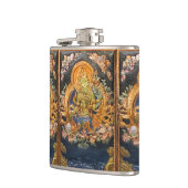 GREEN TARA BUDDHIST GODDESS HIP FLASK HEUPFLES (Links)