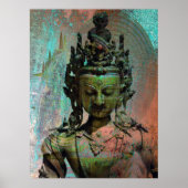 Green Tara Dakini Poster (Voorkant)