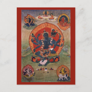 Green Tara Deity Briefkaart