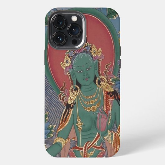 Green Tara iPhone Hoesje (Achterkant)