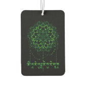 Green Tara Mantra In Tibetan Script With Mandala Luchtverfrisser (Achterkant)
