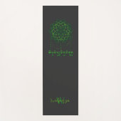 Green Tara Mantra In Tibetan Script With Mandala Yogamat (Voorkant)