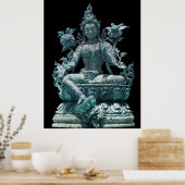 Green Tara Poster (Keuken)