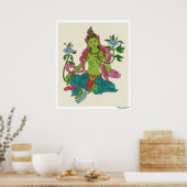 Green Tara Poster (Keuken)
