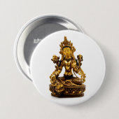 Green Tara Ronde Button 7,6 Cm (Voorkant /achterkant)