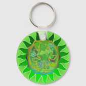 Green Tara Sleutelhanger (Voorkant)