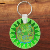 Green Tara Sleutelhanger (Voorkant)
