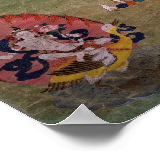 Green Tara Tibetan Buddhist Deity Poster (Hoek)