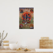 Green Tara Tibetan Buddhist Deity Poster (Keuken)