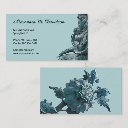 Green Tara Visitekaartje (Voorkant / Achterkant)