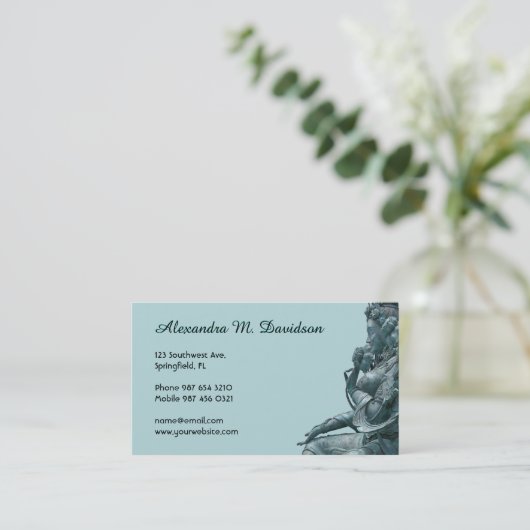 Green Tara Visitekaartje (Staand voorkant)