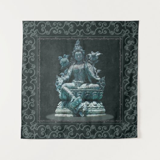 Green Tara Wandkleed (Voorkant)