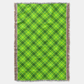 Green Tartan Checkered Plaid Pattern-57578 Deken (Voorkant Verticaal)